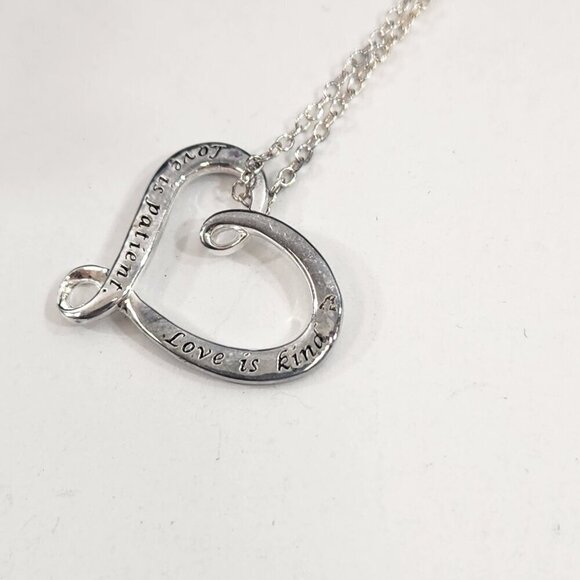 Avon Sterling Silver Necklace Bundle of 4 Hearts Angel Elephant Luxe - Picture 6 of 10